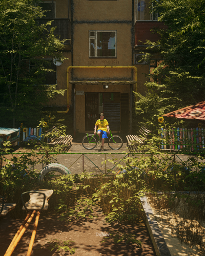 холст "Летние каникулы"