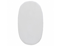 Простыня натяжная в овальную кровать Oval White 125*75 см