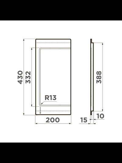 Разделочная доска CB-05-WOOD-M