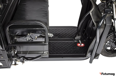 Грузовой электротрицикл Rutrike D2 1500 60V1000W черный