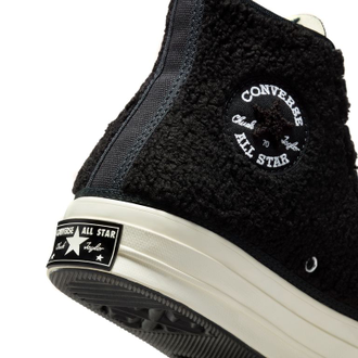 Зимние кеды Converse Chuck 70 Sherpa черные