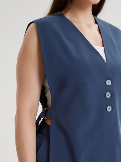 Жилет индиго