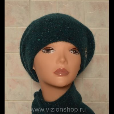 Берет изумрудный  Vizio Италия 5609