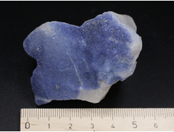 Дюмортьерит в кварце, Бразилия (56*44*35 мм, 89 г) №27211