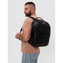 Кожаный рюкзак Rivarolo black (арт. 3071-01)