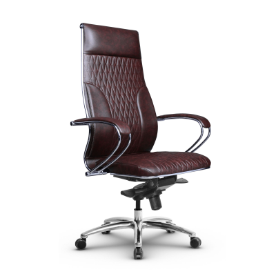 Компьютерное кресло L 1c 44B/K темно-бордовый Мультиблок