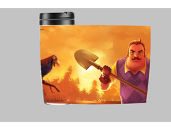 Термокружка Привет Сосед/ Hello Neighbor №4