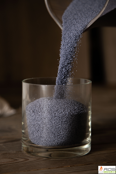 Насыпные свечи RosCandles серые "Серый" - 1 кг