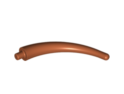 Dinosaur Tail End Section / Horn, Dark Orange (40379 / 4158232 / 6047427)