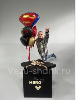Коробка сюрприз "супер герой"