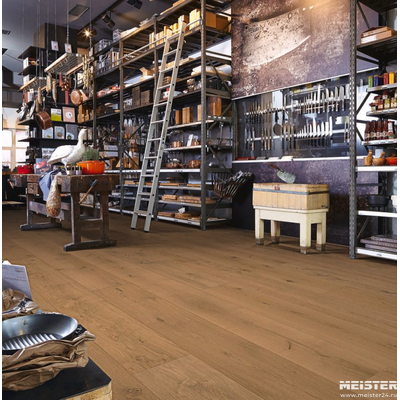 Паркетная доска Meister Дуб Лайвли Капучино 8747 HD400L