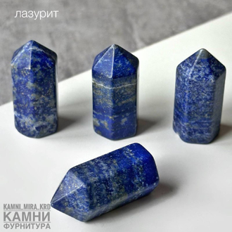 Столбик шестигранный 35х15х15 мм, вид камня в ассортименте, цена за штуку