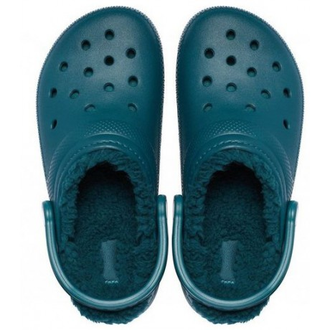 CROCS CLASSIC LINED CLOG УТЕПЛЕННЫЕ БИРЮЗОВЫЕ