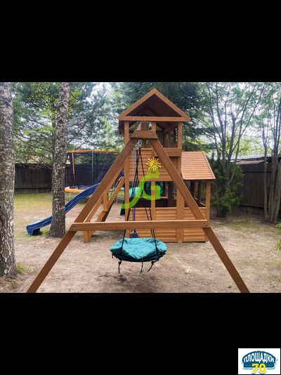 Детская площадка IgraGrad Клубный домик 3 с трубой