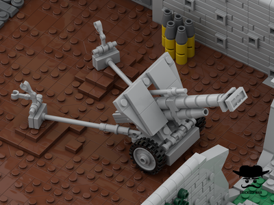 10.5 cm LEFH 18/40 - немецкое противотанковое орудие