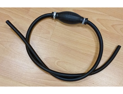 Шланг для перекачки топлива с грушей, длина 1,5 м, Ф12 мм