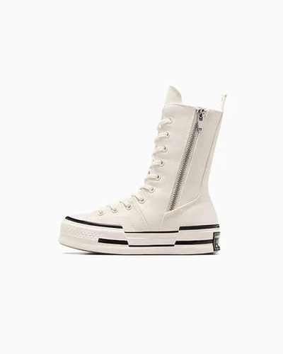 белые высокие кеды Converse Chuck 70 Plus XHi A08261C