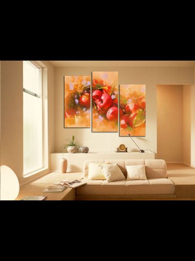 Модульная картина "Яблочное утро"