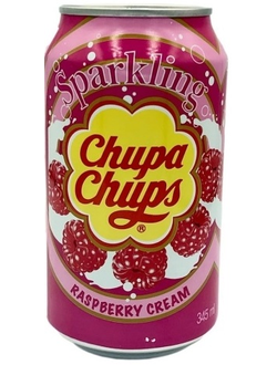 Chupa Chups Газированный Напиток Малиновый крем 345мл (24)