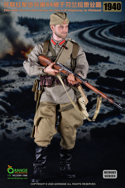 ПРЕДЗАКАЗ - Комплект красноармейца в Финляндии 1940 г. (без тела и головы)  - Коллекционная фигурка 1/6 The 44D Soviet Red Army on the L-R Highway in Finland 1940 Outfit Accessory Set (QOM-1068) - QORANGE QOTOYS ?ЦЕНА: 18900 РУБ.?