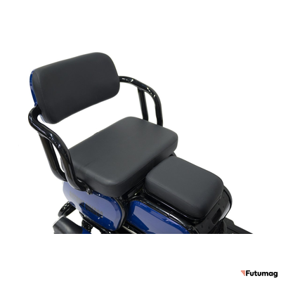 Электроскутер четырехколесный Rutrike Квадро черный