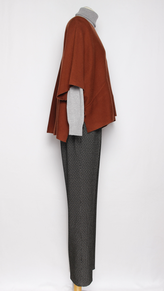 Жилет кимоно "КУЛИСКА" кирпичный до р.54