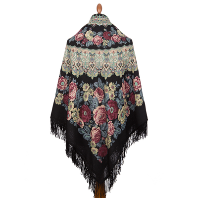 Павловопосадский платок Молитва 353-20