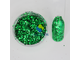 Полиэстровый глиттер Зеленый нарезка Квадрат 0,6 мм