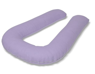 Подушка для мужчин формы U 340 см наполнитель шарики антистресс,  наволочка на молнии цвет на выбор