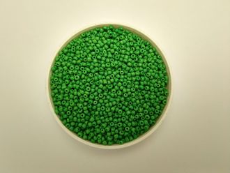 Бисер Китайский №12-47 зеленый непрозрачный, 50 грамм