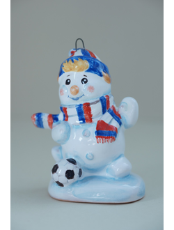 Снеговик "Футболист" (спортсмен)