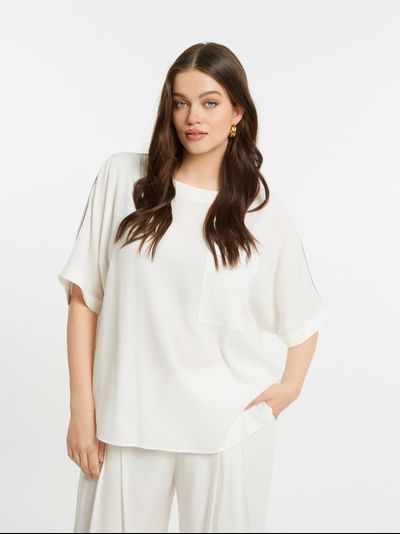 Женская блуза с коротким рукавом