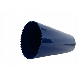 Биметаллическая коронка 168 мм глубина  200 мм и переходник на резьбу 1 1/4