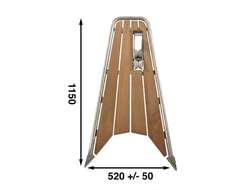 Бушприт-площадка Batsystem GPAT100 1150 x 520 мм, 9519037436