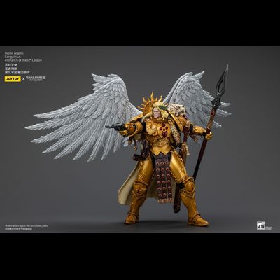Сангвиний, Примарх Кровавых Ангелов (Warhammer Horus Heresy) - КОЛЛЕКЦИОННАЯ ФИГУРКА 1/18 Blood Angels Sanguinius Primarch of the IX Legion (JT00218) - JOYTOY