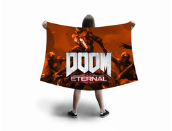 Флаг большой Doom/ Дум №19