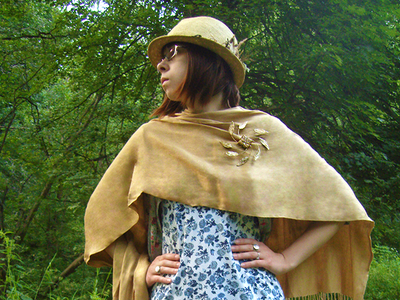 Золотая брошь "Артефакты Атлантиды. Цветок Солнца"