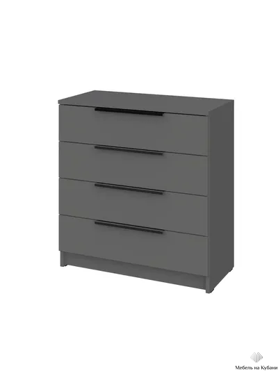 КМ 23 Комод Графит серый