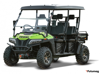 Гольфкар GreenCamel Сонора U15K 4x4 (4+2 seats 15kW R12) зеленый