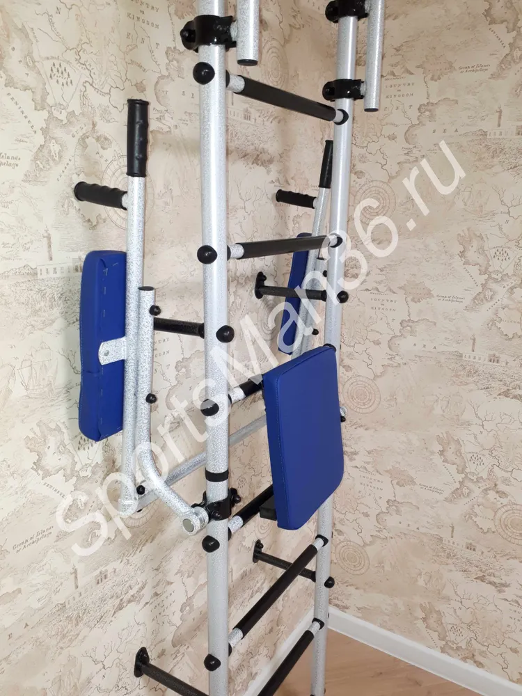 ДСК модель "Атлет", крепление пристенное, с откинутыми брусьями