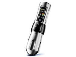 Беспроводная тату машинка BRONC X2 Adjustable Stroke 11 Options Silver