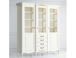 БИБЛИОТЕКА 3 ДВЕРИ С ЯЩИКАМИ ATELIERGOLD (L194*P51*h220) APG183E-K02-G