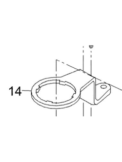 Рулевой рычаг левый оригинал BRP 605353423 для BRP LYNX/Ski-Doo