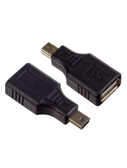Переходник USB2.0 A розетка - Mini USB вилка A7016