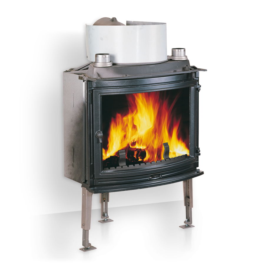 Если нужен большой камин с панорамным стеклом, то топка Jotul i18 самая подходящая модель