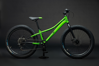 Велосипед TT274/ 7ск 24"х3 зеленый рама 12"