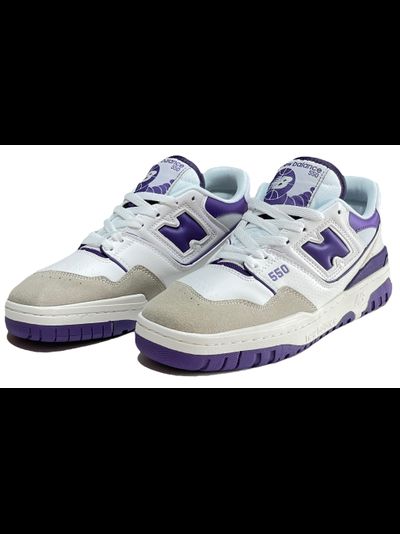New Balance 550 White Prism Purple