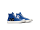 КЕДЫ CONVERSE PLAY COMME DES GARCONS синие высокие