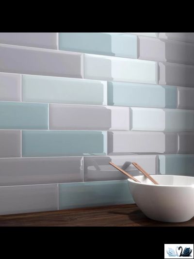 Керамическая плитка Kerama Marazzi Аккорд белый грань 8.5x28.5 см глянцевый
