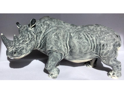 Носорог, литьевой мрамор.ОПТ